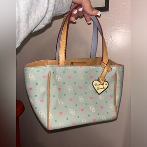 Dooney & Bourke hearts mini tote bag